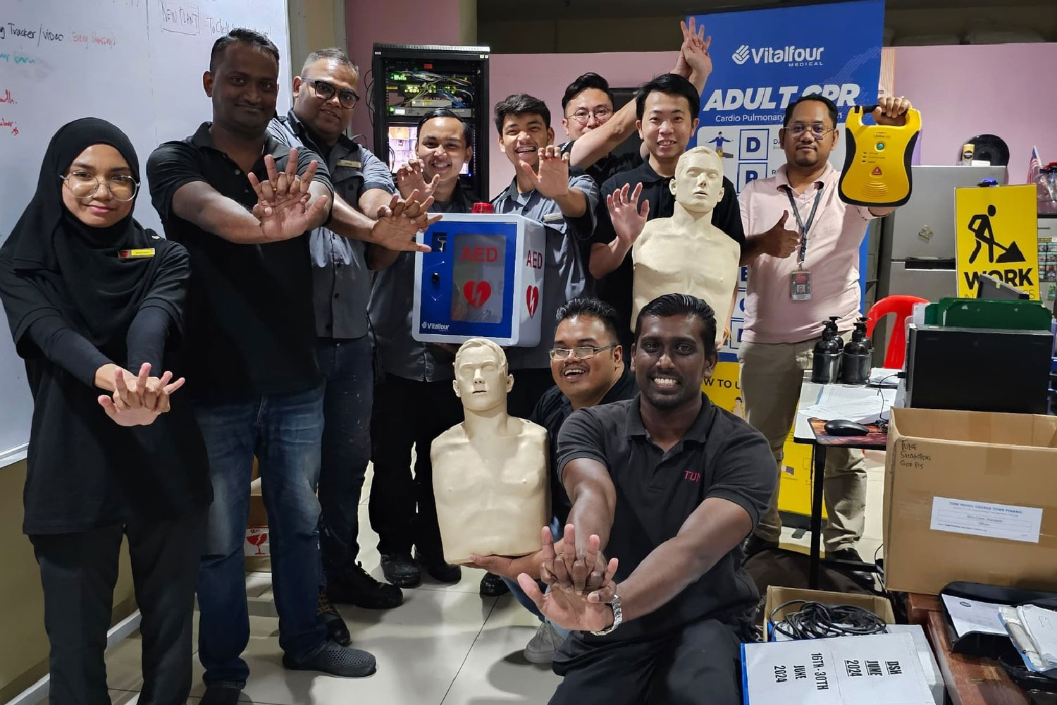 AED Installed in Tune Hotel