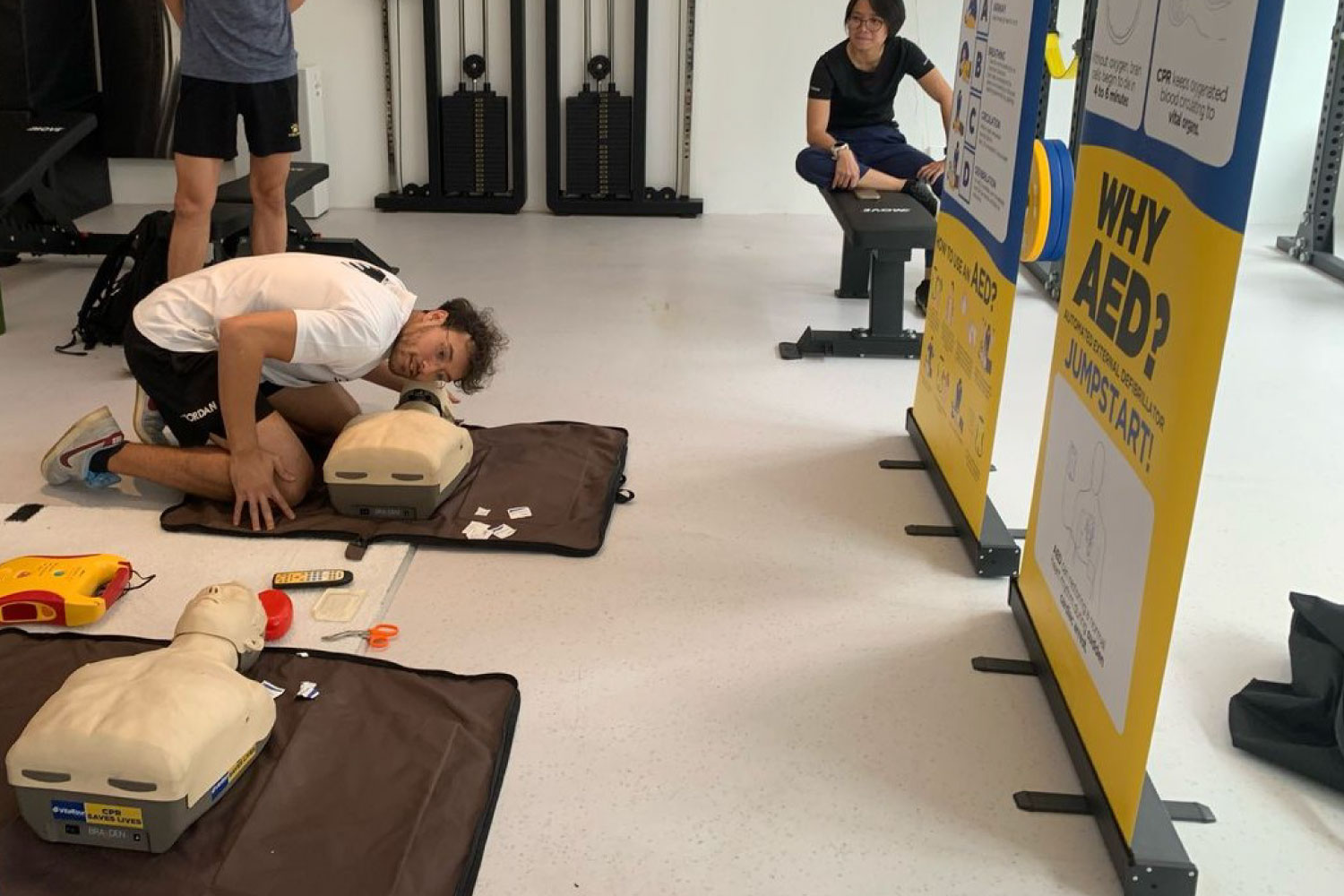 AED in Gym Room