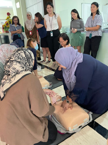 AED Installed in Office Building