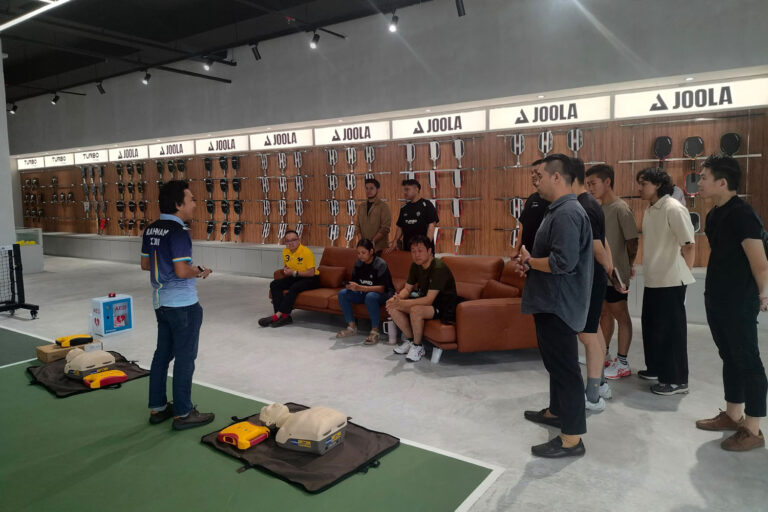 AED Installed at Pickleball Court