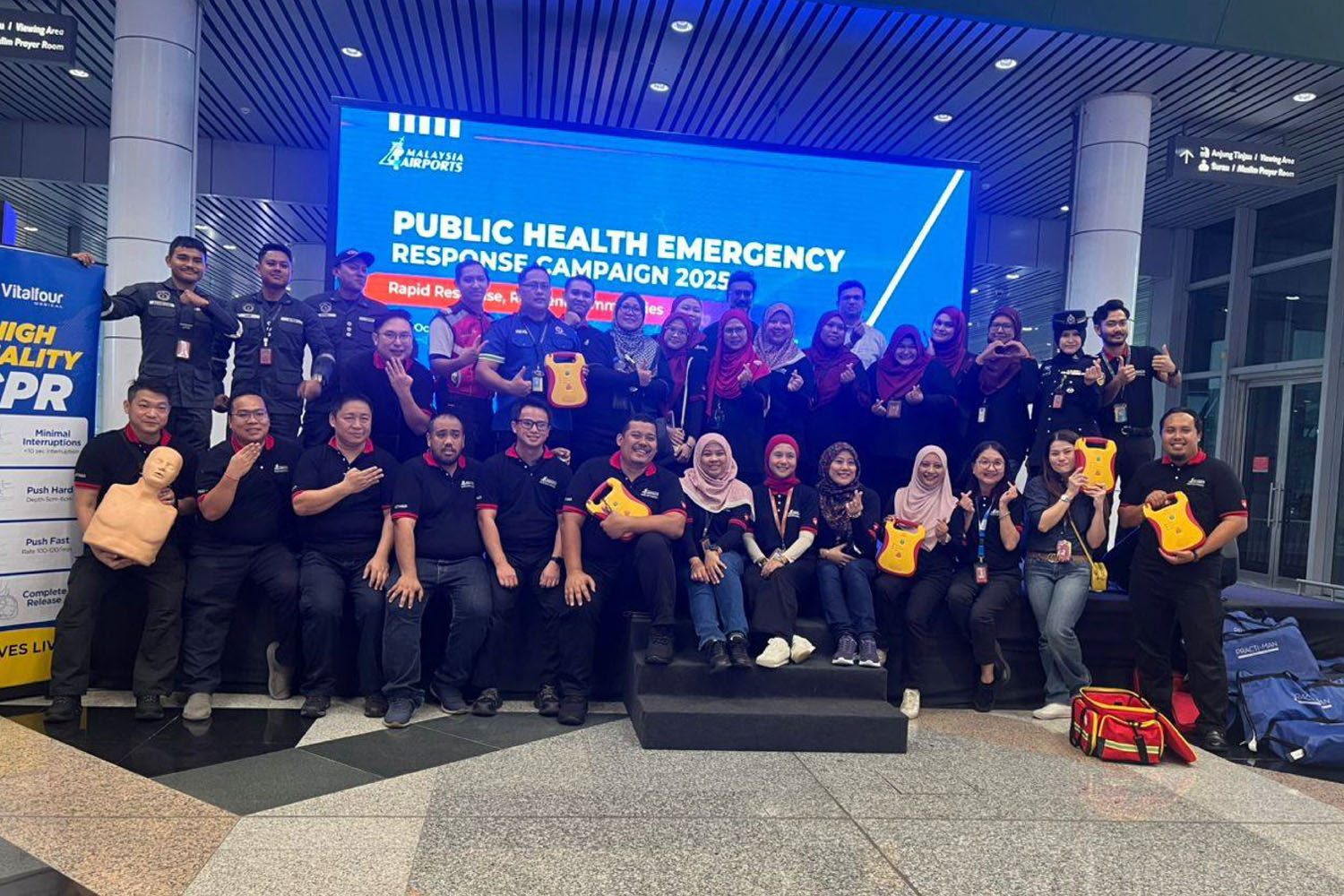 Malaysia Airport Public Health Campaign