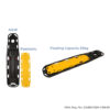 Adult & Peadriatric Spine Board With 3 Speed Clip Straps