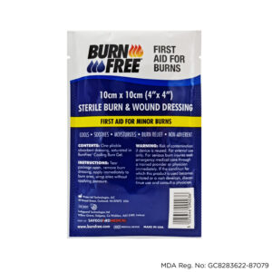 Sterile Burn Dressing 10cm x 10cm