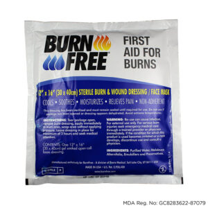 Sterile Face Mask Burn Dressing