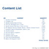 Compact First Aid Kit content list
