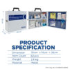 Deluxe Metal Large First Aid Kit