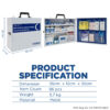 Deluxe Metal Extra Large First Aid Kit specification