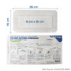 Sterile Waterproof Non-Woven Island Wound Dressing with Absorbent Pad 10cm x 20cm