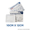 Sterile Waterproof Non-Woven Island Wound Dressing with Absorbent Pad 10cm x 12cm