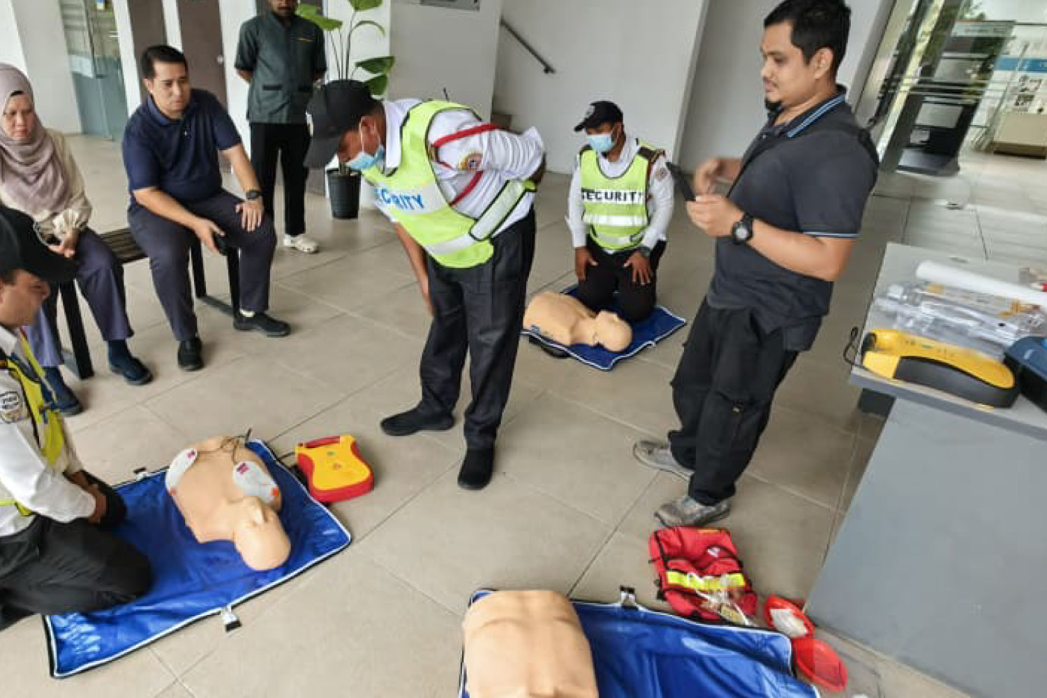 Twin Palms Sungai Long AED Installatoon