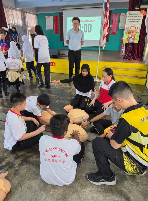 AED Installed at Primary School SJKC Kheung Wa