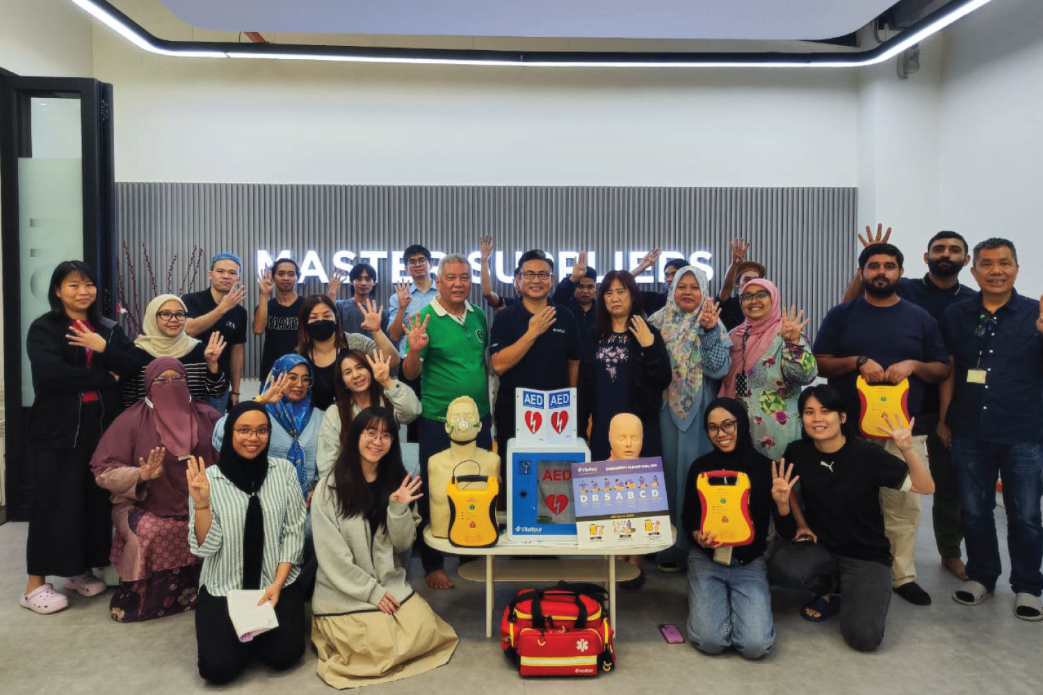 Defibtech AED product training at Johor